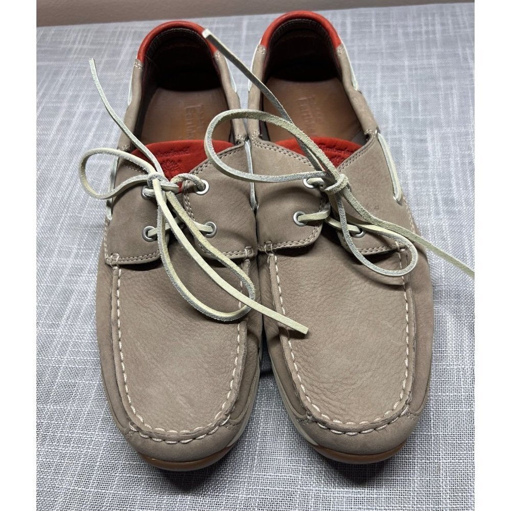 Timberland Mens Earthkeepers Anti-Fatigue Boat Shoes Size 11 Leather Tan